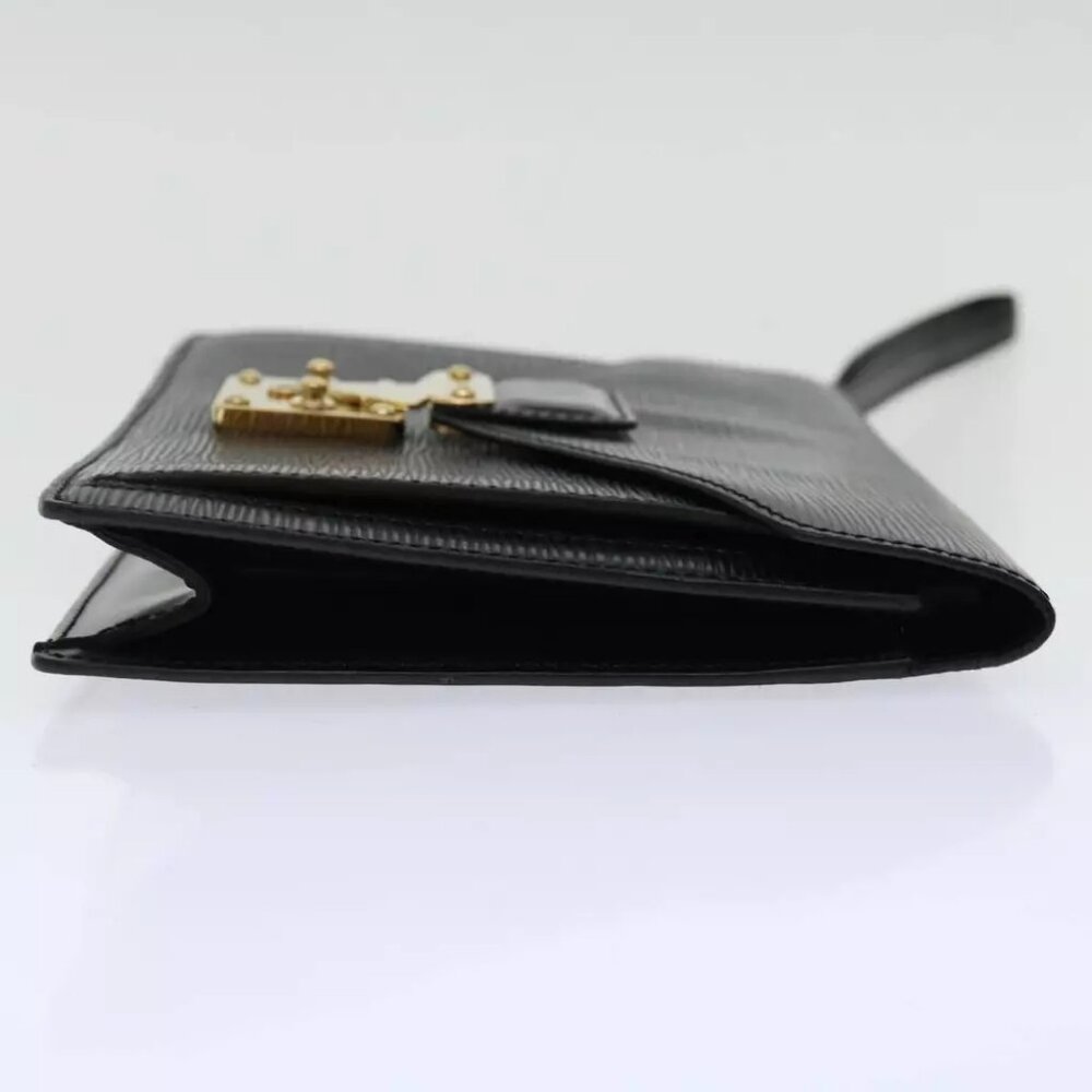 LOUIS VUITTON Epi Serie Dragonne Hand Bag Black M52612 LV Auth 67861 - Picture 5 of 16